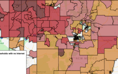 New NDIA maps show home Internet connection rates by Census tract throughout the U.S.