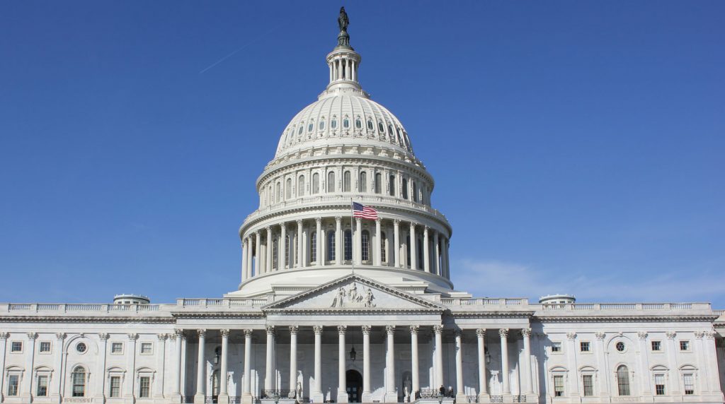 The Capitol building in Washington, DC
