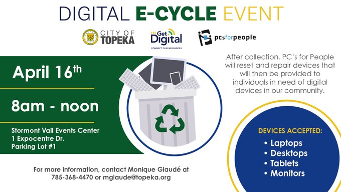 City of Topeka Digital e-cycle event