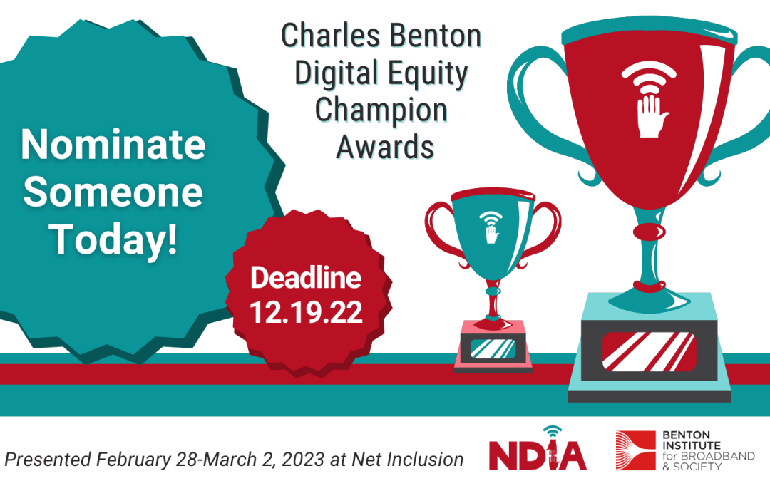 Charles Benton Digital Equity Champion Award