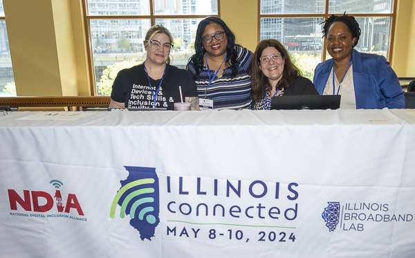 Conference registration table